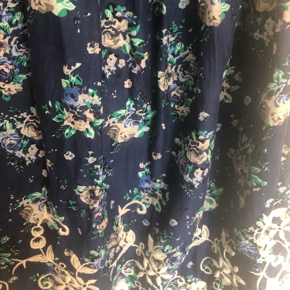 Here Comes The Sun navy floral maxi dress size 10 - Picture 6 of 13